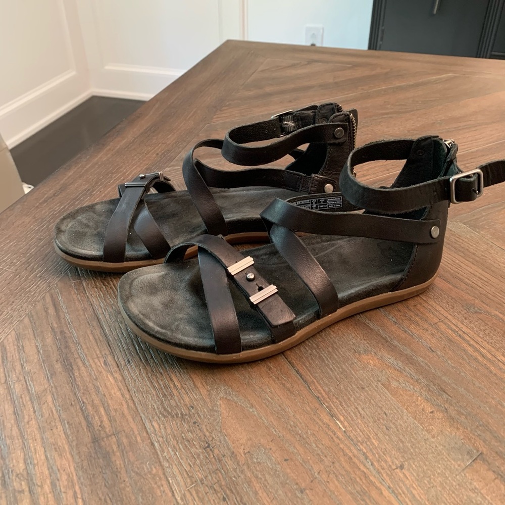 COPY - UGG black, strappy sandals…..good condition!